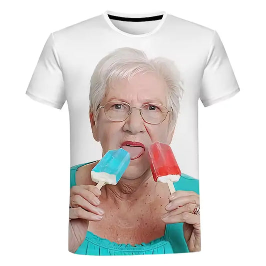 Lady with 2 Popsicles Shirt